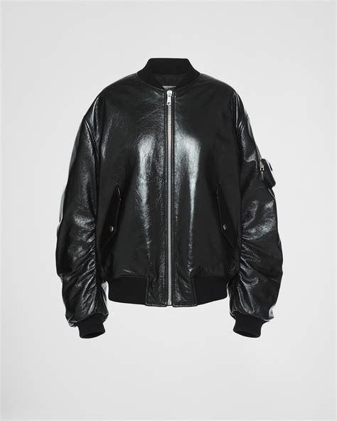 prada nappa leather jacket